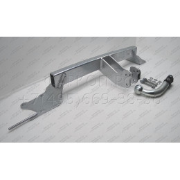 B018A GALIA Полностью оцинкованный фаркоп на BMW X1 E84 2009-2015, кроме M-обвеса. Подрозетник убирается за бампер. Тип шара: A. Без выреза бампера. Нагрузк