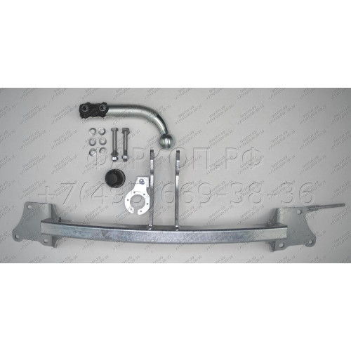 B018A GALIA Полностью оцинкованный фаркоп на BMW X1 E84 2009-2015, кроме M-обвеса. Подрозетник убирается за бампер. Тип шара: A. Без выреза бампера. Нагрузки: 2000/85 кг, масса фаркопа 12,72 кг