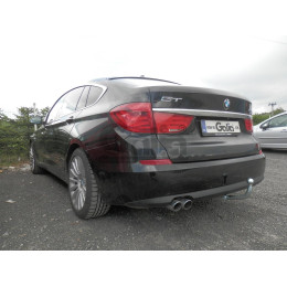 B020A GALIA Полностью оцинкованный фаркоп на BMW 5-Series седан F10 / универсал F11 2010-2016, BMW 5-Series GT F07 2010-2017. Подрозетник убирается за бампер. Тип шара: A. Не