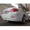 B020A GALIA Полностью оцинкованный фаркоп на BMW 5-Series седан F10 / универсал F11 2010-2016, BMW 5-Series GT F07 2010-2017. Подрозетник убирается за бампер. Тип шара: A. Невидимый вырез бампера. Нагрузки: 2200/100 кг, масса фаркопа 14,42 кг