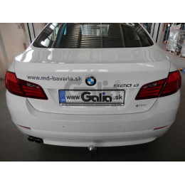 B020A GALIA Полностью оцинкованный фаркоп на BMW 5-Series седан F10 / универсал F11 2010-2016, BMW 5-Series GT F07 2010-2017. Подрозетник убирается за бампер. Тип шара: A. Не