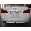 B020A GALIA Полностью оцинкованный фаркоп на BMW 5-Series седан F10 / универсал F11 2010-2016, BMW 5-Series GT F07 2010-2017. Подрозетник убирается за бампер. Тип шара: A. Невидимый вырез бампера. Нагрузки: 2200/100 кг, масса фаркопа 14,42 кг