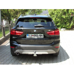 B023A GALIA Полностью оцинкованный фаркоп на MINI Countryman 2017-2024, MINI Clubman 2015-2024, BMW X2 F39 2018-2024, BMW X1 F48 07/2015-2022, BMW 2-Series Active Tourer F45 09/2014-2021, BMW 2-Series Gran Tourer F46 05/2015-2