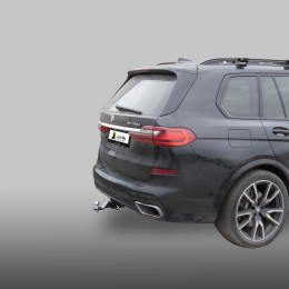 B207-E Лидер-плюс ТСУ для BMW X6 G06 2019-, BMW X7 G07 2019- без выреза в бампере. Тип шара: E. Нагрузки: 1500/100 кг, масса фаркопа 16,3 кг (без электрики в комплекте)