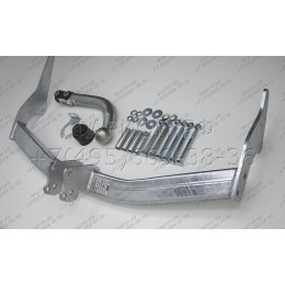C056A GALIA Полностью оцинкованный фаркоп на FIAT Fiorino Qubo, Fiorino III 2008-2021, Peugeot Bipper 2008-2017, Citroen Nemo 2008-2015. Тип шара: A. Без выреза бампера. Нагрузки: 1100/60 кг, 