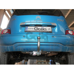 C059A GALIA Полностью оцинкованный фаркоп на Citroen C3 Picasso 2009-2017. Тип шара: A. Без выреза бампера. Нагрузки: 1400/75 кг, масса фаркопа 13,5 кг