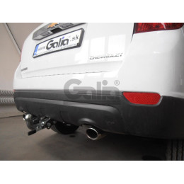 C060A GALIA Полностью оцинкованный фаркоп на Chevrolet Captiva 2006-2013, 2013-2018, Opel Antara 2006-2013, 2013-2017. Только для авто с запаской снизу. Тип шара: A. Нагрузки: 2100/80 