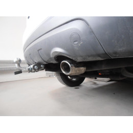 C060A GALIA Полностью оцинкованный фаркоп на Chevrolet Captiva 2006-2013, 2013-2018, Opel Antara 2006-2013, 2013-2017. Только для авто с запаской снизу. Тип шара: A. Нагрузки: 2100/80 