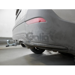 C060A GALIA Полностью оцинкованный фаркоп на Chevrolet Captiva 2006-2013, 2013-2018, Opel Antara 2006-2013, 2013-2017. Только для авто с запаской снизу. Тип шара: A. Нагрузки: 2100/80 
