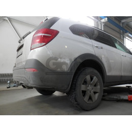 C060A GALIA Полностью оцинкованный фаркоп на Chevrolet Captiva 2006-2013, 2013-2018, Opel Antara 2006-2013, 2013-2017. Только для авто с запаской снизу. Тип шара: A. Нагрузки: 2100/80 