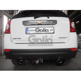 C060A GALIA Полностью оцинкованный фаркоп на Chevrolet Captiva 2006-2013, 2013-2018, Opel Antara 2006-2013, 2013-2017. Только для авто с запаской снизу. Тип шара: A. Нагрузки: 2100/80 