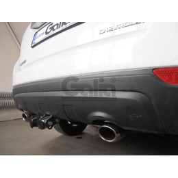 C060A GALIA Полностью оцинкованный фаркоп на Chevrolet Captiva 2006-2013, 2013-2018, Opel Antara 2006-2013, 2013-2017. Только для авто с запаской снизу. Тип шара: A. Нагрузки: 2100/80 