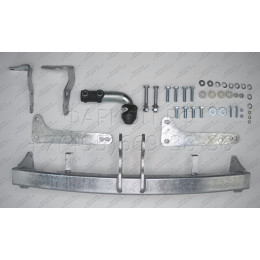 C060A GALIA Полностью оцинкованный фаркоп на Chevrolet Captiva 2006-2013, 2013-2018, Opel Antara 2006-2013, 2013-2017. Только для авто с запаской снизу. Тип шара: A. Нагрузки: 2100/80 