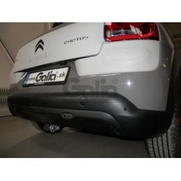 C069A GALIA Полностью оцинкованный фаркоп на Citroen C4 Cactus 2014-2020. Подрозетник убирается за бампер. Тип шара: A. Установка без снятия и выреза бампера. 