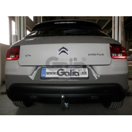 C069A GALIA Полностью оцинкованный фаркоп на Citroen C4 Cactus 2014-2020. Подрозетник убирается за бампер. Тип шара: A. Установка без снятия и выреза бампера. 
