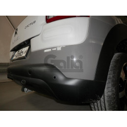 C069A GALIA Полностью оцинкованный фаркоп на Citroen C4 Cactus 2014-2020. Подрозетник убирается за бампер. Тип шара: A. Установка без снятия и выреза бампера. 