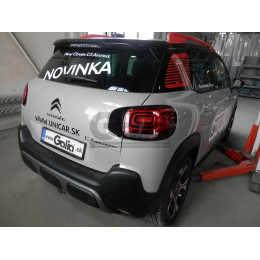 C073A GALIA Полностью оцинкованный фаркоп на Citroen C3 Aircross 2018-2024. Подрозетник убирается за бампер. Требуется невидимая подрезка бампера. Тип шара: A