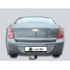 C219-A Лидер-плюс ТСУ для Chevrolet Cobalt 2012-2016, Ravon R4 2016-2020 без выреза бампера. Тип шара: A. Нагрузки: 1500/75 кг, масса фаркопа 16,6 кг, требуется 4 сверления (без электрики в комплекте)