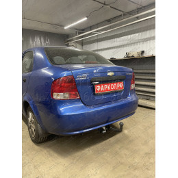 CV 07 AVTOS Фаркоп на Chevrolet Nexia 2020-, Ravon Nexia R3 2015-2020, Chevrolet Aveo седан 2002-2012. Необходима подрезка бампера. Тип шара: A. Нагрузки: 750/50 кг, масса фаркопа 16,5 к