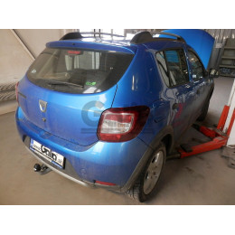 D044C GALIA Полностью оцинкованный фаркоп на Renault Sandero 2014-2022, Renault Sandero Stepway 2014-2022. Тип шара: C (горизонтальный съемный). Невидимый вырез бампера. Наг