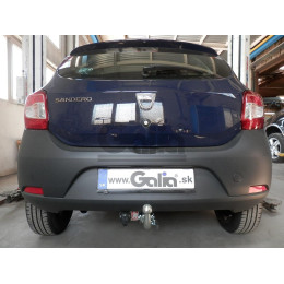 D044C GALIA Полностью оцинкованный фаркоп на Renault Sandero 2014-2022, Renault Sandero Stepway 2014-2022. Тип шара: C (горизонтальный съемный). Невидимый вырез бампера. Наг