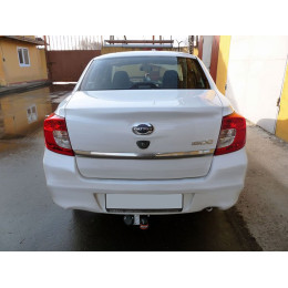 DO 01 AVTOS Фаркоп на Datsun on-DO 2014-2020 без подрезки бампера. Тип шара: A. Нагрузки: 1000/75 кг, масса фаркопа 12 кг (без электрики в комплекте)