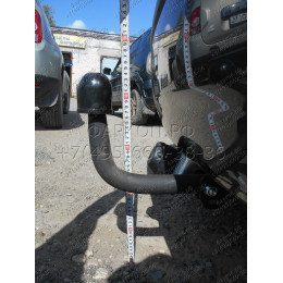 HY 16 AVTOS Фаркоп на Hyundai Getz хетчбек 3/5 дверей 2006-2011. Необходима подрезка бампера. Тип шара: A. Нагрузки: 1250/75 кг, масса фаркопа 15 кг (без электрики в
