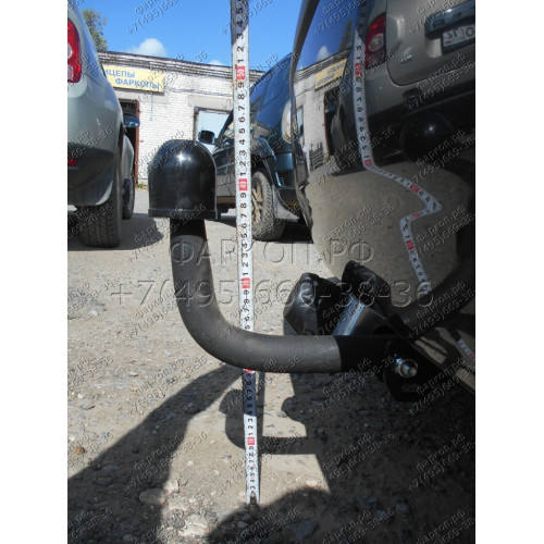 HY 16 AVTOS Фаркоп на Hyundai Getz хетчбек 3/5 дверей 2006-2011. Необходима подрезка бампера. Тип шара: A. Нагрузки: 1250/75 кг, масса фаркопа 15 кг (без электрики в комплекте)