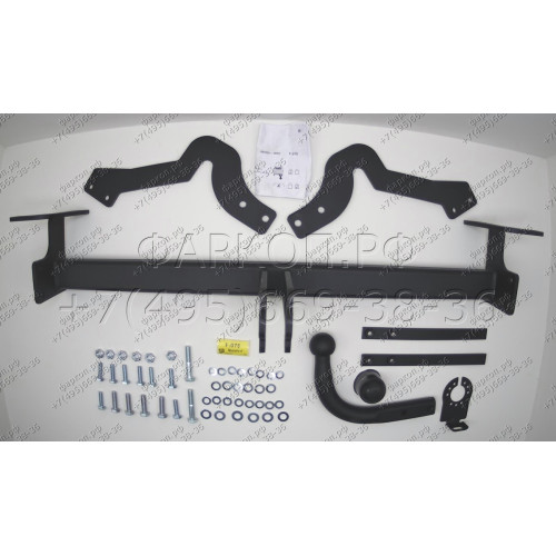 F-078 STEINHOF Фаркоп на FIAT Doblo Work-Up Pickup (кроме AdBlue) 2010-2022 без подрезки бампера. Тип шара: A. Нагрузки: 1500/100 кг, масса фаркопа 18,5 кг (без электрики в комплекте)