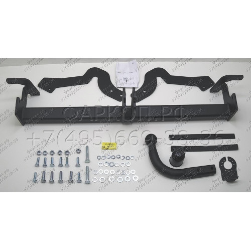 F-078 STEINHOF Фаркоп на FIAT Doblo Work-Up Pickup (кроме AdBlue) 2010-2022 без подрезки бампера. Тип шара: A. Нагрузки: 1500/100 кг, масса фаркопа 18,5 кг (без электрики в комплекте)