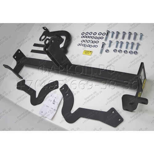 F-078 STEINHOF Фаркоп на FIAT Doblo Work-Up Pickup (кроме AdBlue) 2010-2022 без подрезки бампера. Тип шара: A. Нагрузки: 1500/100 кг, масса фаркопа 18,5 кг (без электрики в комплекте)