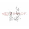 F-143 STEINHOF Фаркоп на Suzuki SX4 хетчбек 5 дверей 2WD/4WD 2006-2013, FIAT Sedici хетчбек 5 дверей 2006-2013. Требуется подрезка бампера. Тип шара: A. Нагрузки: 1350/75 кг, масса фаркопа 21 кг (без электрики в комплекте)
