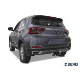 F.0911.002 BERG Фаркоп на Tenet T4 2025-, Chery Tiggo 4 2024-, Chery Tiggo 4 Pro 2022-, Chery Tiggo 4 2019-2023 без снятия и подрезки бампера. Тип шара: E. Нагрузки: 1500/75 кг, масса фаркопа 1