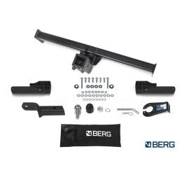 F.0911.002 BERG Фаркоп на Tenet T4 2025-, Chery Tiggo 4 2024-, Chery Tiggo 4 Pro 2022-, Chery Tiggo 4 2019-2023 без снятия и подрезки бампера. Тип шара: E. Нагрузки: 1500/75 кг, масса фаркопа 1