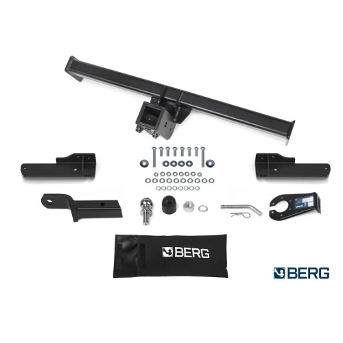 F.0911.002 BERG Фаркоп на Tenet T4 2025-, Chery Tiggo 4 2024-, Chery Tiggo 4 Pro 2022-, Chery Tiggo 4 2019-2023 без снятия и подрезки бампера. Тип шара: E. Нагрузки: 1500/75 кг, масса фаркопа 18 кг (без электрики в комплекте)