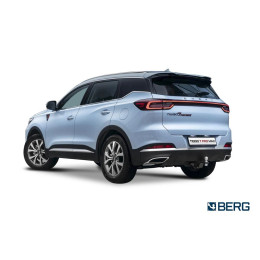 F.0912.002 BERG Фаркоп на Xcite X-Cross 7 2024-, Chery Tiggo 7 Pro Max 2022-, Chery Tiggo 7 Pro 2020-2024, Exeed LX 2022- без снятия и подрезки бампера. Тип шара: E. Нагрузки: 1500/75 кг, масса фар
