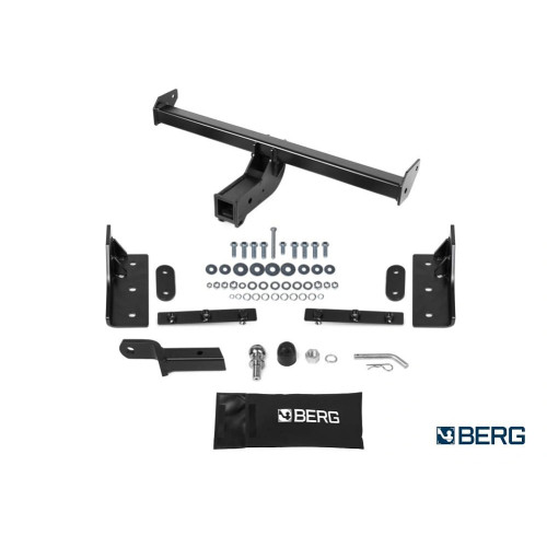 F.0912.002 BERG Фаркоп на Xcite X-Cross 7 2024-, Chery Tiggo 7 Pro Max 2022-, Chery Tiggo 7 Pro 2020-2024, Exeed LX 2022- без снятия и подрезки бампера. Тип шара: E. Нагрузки: 1500/75 кг, масса фаркопа 16,8 кг (без электрики в комплекте)