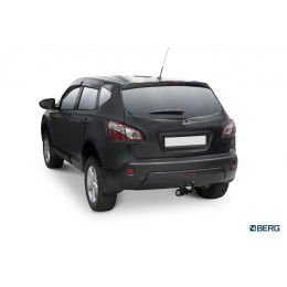 F.4111.001 BERG Фаркоп на Nissan Qashqai 2006-2014 (необходима подрезка бампера), 2014-2022 (без выреза бампера). Тип шара: A. Нагрузки: 1500/75 кг, масса фаркопа 16,8 кг (б