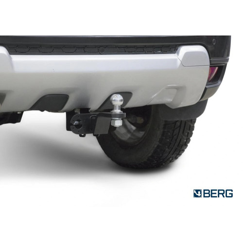 F.4711.002 BERG Фаркоп на Renault Duster 2021-2022 (без выреза бампера), Renault Kaptur 2016-2022, Renault Duster 2011-2021, Nissan Terrano 2014-2022 (необходима подрезка бампера). Тип шара: E. Нагрузки: 1200/75 кг, масса фаркопа 18 кг (без электрики в ко