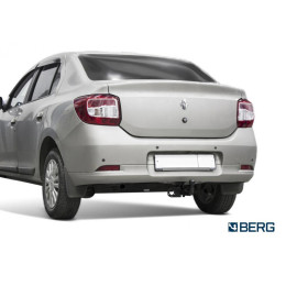F.4712.001 BERG Фаркоп на Renault Logan 2005-2014, Renault Logan 2014-2022 (без выреза бампера), Renault Logan Stepway 2019-2022, Renault Sandero 2014-2022, Renault Sandero Stepway 2014-2022 (необходима подрезка 