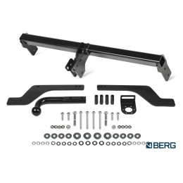 F.4712.001 BERG Фаркоп на Renault Logan 2005-2014, Renault Logan 2014-2022 (без выреза бампера), Renault Logan Stepway 2019-2022, Renault Sandero 2014-2022, Renault Sandero Stepway 2014-2022 (необходима подрезка 