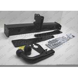 F.5812.001 BERG Фаркоп на Volkswagen Transporter T5,T6 2003-2019, Volkswagen Caravelle T5,T6 2003-2019, Volkswagen Multivan T5,T6 2003-2019 без подрезки бампера. Тип шара: A. Нагрузки: 3000/100 кг, масса ф