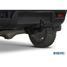 F.6016.003 BERG Фаркоп на Lada Niva Travel 2021-, Chevrolet Niva 2002-2020, Lada Niva 2020-2021 без снятия и подрезки бампера. Тип шара: A. Нагрузки: 1200/75 кг, масса фаркопа 12 кг (без 