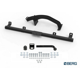 F.6016.003 BERG Фаркоп на Lada Niva Travel 2021-, Chevrolet Niva 2002-2020, Lada Niva 2020-2021 без снятия и подрезки бампера. Тип шара: A. Нагрузки: 1200/75 кг, масса фаркопа 12 кг (без 
