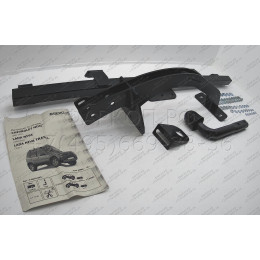 F.6016.003 BERG Фаркоп на Lada Niva Travel 2021-, Chevrolet Niva 2002-2020, Lada Niva 2020-2021 без снятия и подрезки бампера. Тип шара: A. Нагрузки: 1200/75 кг, масса фаркопа 12 кг (без 