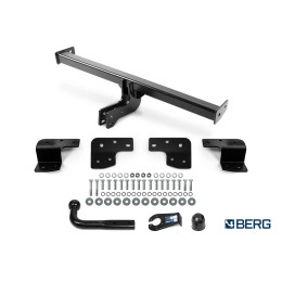 F.8211.001 BERG Фаркоп на Tenet T7 2025-, Chery Tiggo 7L 2024-, Jaecoo J7 2023-, Omoda C5 рестайлинг 2024- без снятия и подрезки бампера. Тип шара: A. Нагрузки: 1200/75 кг, масса фарко