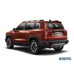 F.9413.002 BERG Фаркоп на Haval Dargo 2022-, Haval Dargo X 2023- без снятия и подрезки бампера. Тип шара: E. Нагрузки: 2000/75 кг, масса фаркопа 19,4 кг (без электрики в комп