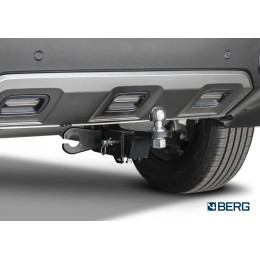 F.9413.002 BERG Фаркоп на Haval Dargo 2022-, Haval Dargo X 2023- без снятия и подрезки бампера. Тип шара: E. Нагрузки: 2000/75 кг, масса фаркопа 19,4 кг (без электрики в комп