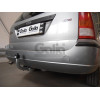 F049C GALIA Полностью оцинкованный фаркоп на Ford Focus I универсал 1998-2004. Тип шара: C (горизонтальный съемный). Установка без снятия и выреза бампера. Нагрузки: 1300/65 кг, масса фаркопа 17,77 кг
