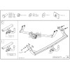 F049C GALIA Полностью оцинкованный фаркоп на Ford Focus I универсал 1998-2004. Тип шара: C (горизонтальный съемный). Установка без снятия и выреза бампера. Нагрузки: 1300/65 кг, масса фаркопа 17,77 кг